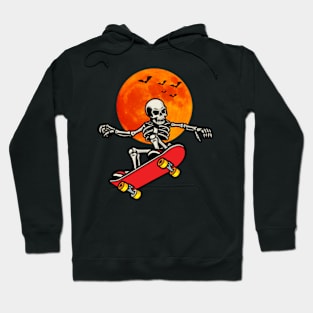 skateboarding skeleton Hoodie